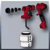 Ruiskumaalauspistooli Einhell TC-SY 600 S 0,8 L