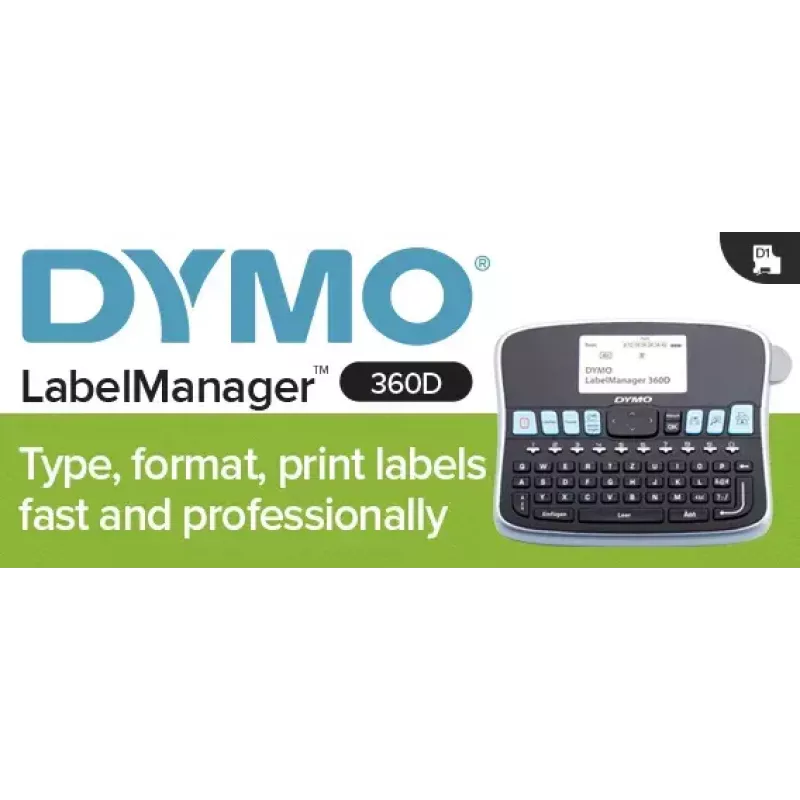 Tarratulostin DYMO LabelManager 360D QWZ