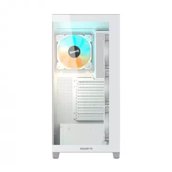 GIGABYTE C500 PANORAMIC STEALTH -miditornikotelo valkoinen