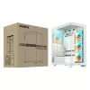 GIGABYTE C500 PANORAMIC STEALTH -miditornikotelo valkoinen