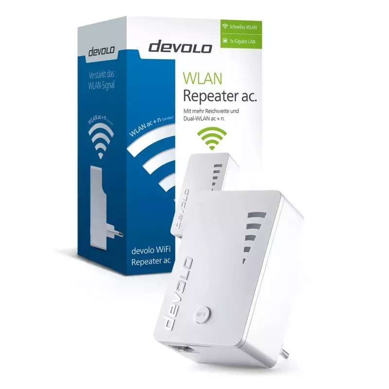 Devolo WiFi-toistin AC 1000 Mbit/s valkoinen