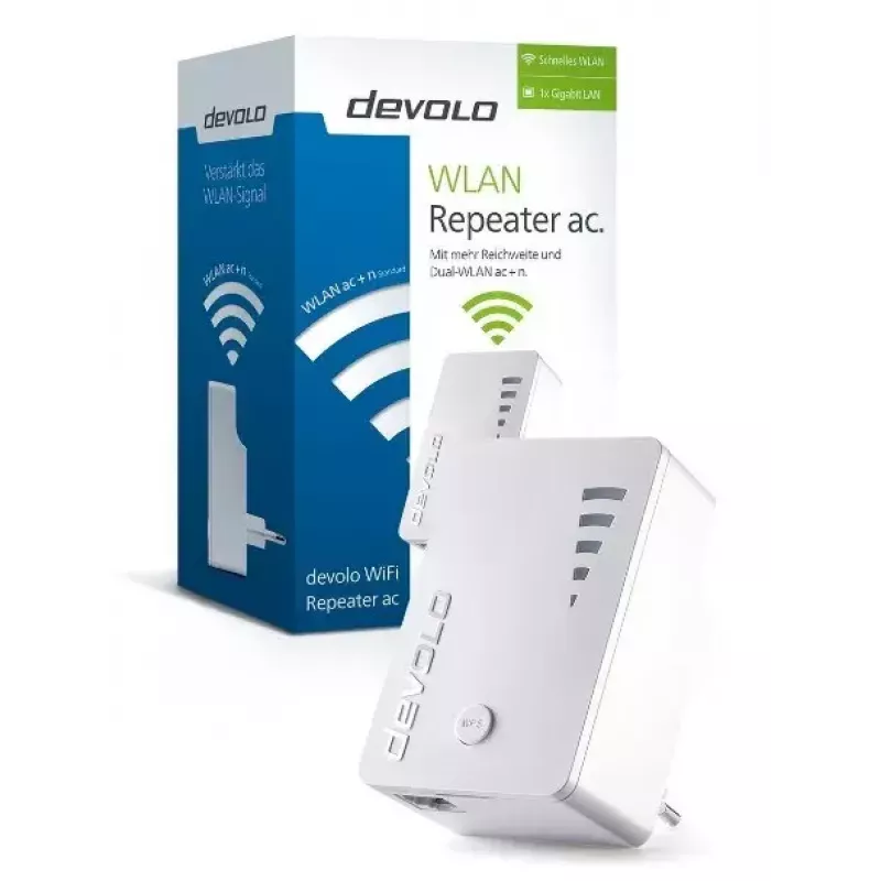 Devolo WiFi-toistin AC 1000 Mbit/s valkoinen