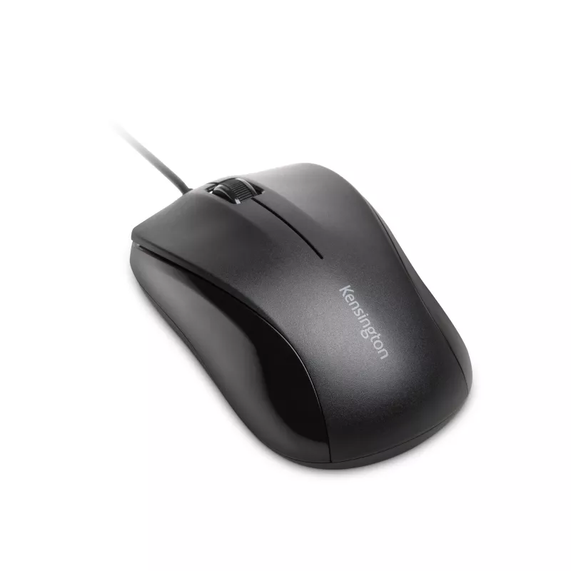 Kensington Wired ValuMouse, molempikätinen, optinen, USB Type-A, 1000 DPI, musta