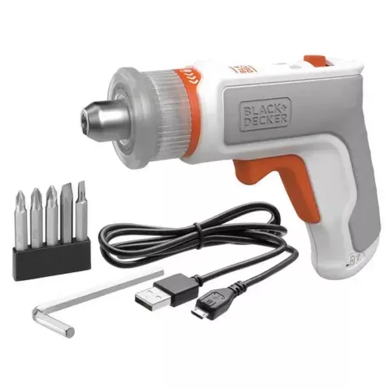 Black & Decker BCRTA01 -akkuruuvinväännin, 180 kierr./min, 5,5 N⋅m, 3,6 V