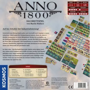 Kosmos Anno 1800 lautapeli strategia