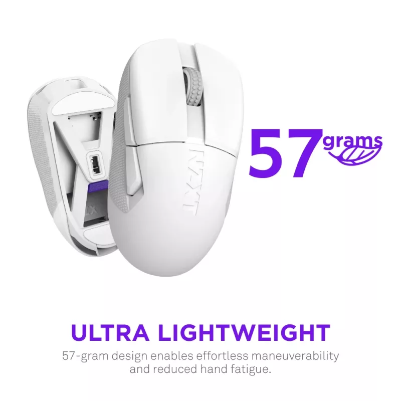NZXT Lift Elite Wireless pelihiiri valkoinen
