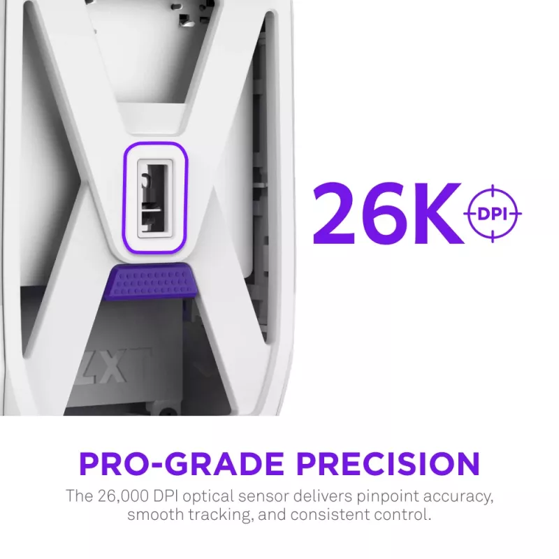 NZXT Lift Elite Wireless pelihiiri valkoinen