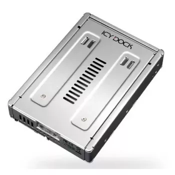 Cremax ICY Dock MB982IP-1S - tallennuskehyksen sovitin - 8.9 cm to 6.4 cm (3.5 to 6,40cm (2.5)) - hopea (MB982IP-1S-1)