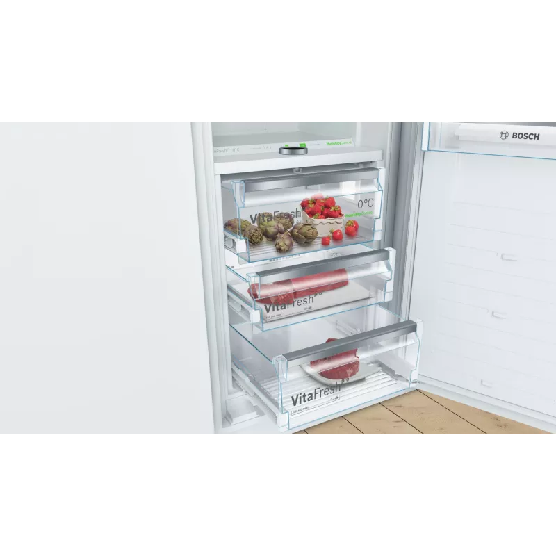 Bosch Serie 8 KIF81PFE0 kalusteisiin asennettava jääkaappi 289 L
