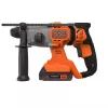 Porakone Black & Decker BCD900E2K-QW 1880 RPM SDS Plus, 2,5 Ah akku