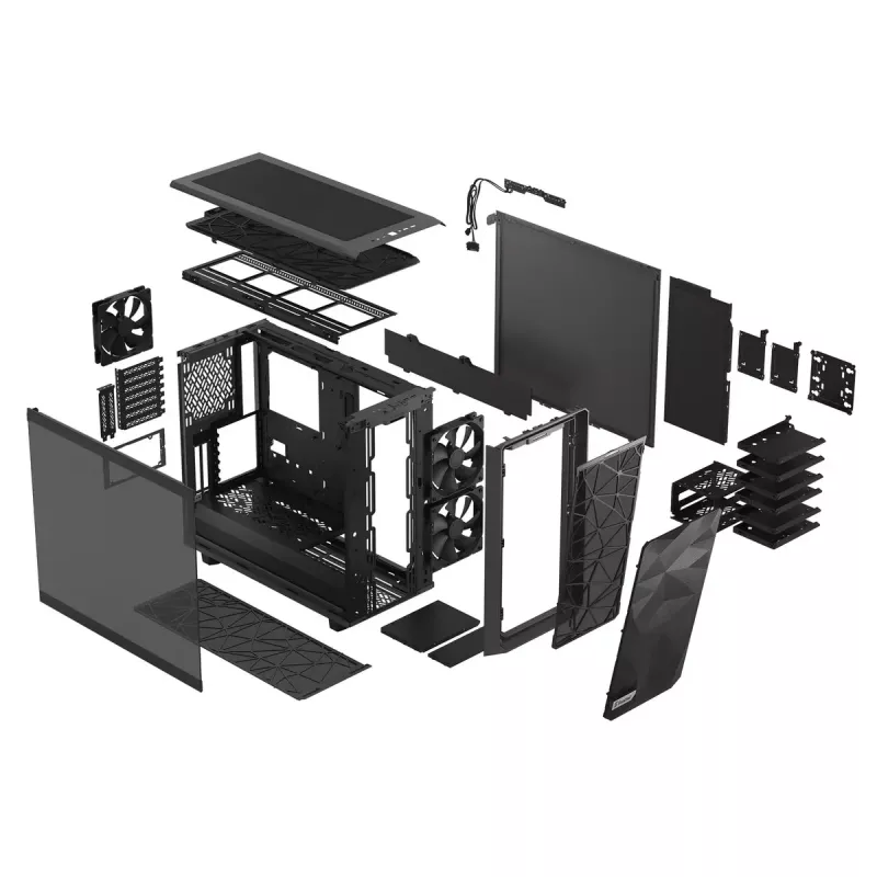 PC-kotelo Fractal Design Meshify 2 Tower harmaa