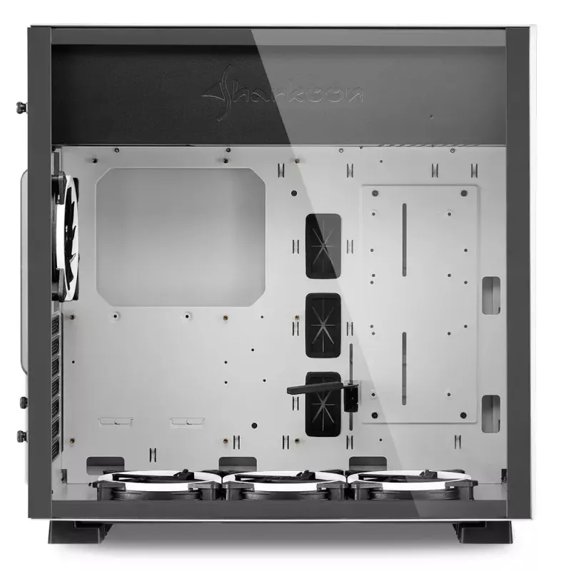PC-kotelo Sharkoon Pure Steel RGB Midi Tower valkoinen