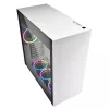 PC-kotelo Sharkoon Pure Steel RGB Midi Tower valkoinen