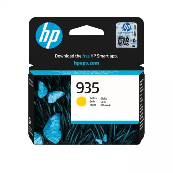 HP 935 keltainen alkuperäinen mustekasetti, keltainen, 1 kpl, 400 sivua