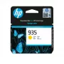 HP 935 keltainen alkuperäinen mustekasetti, keltainen, 1 kpl, 400 sivua