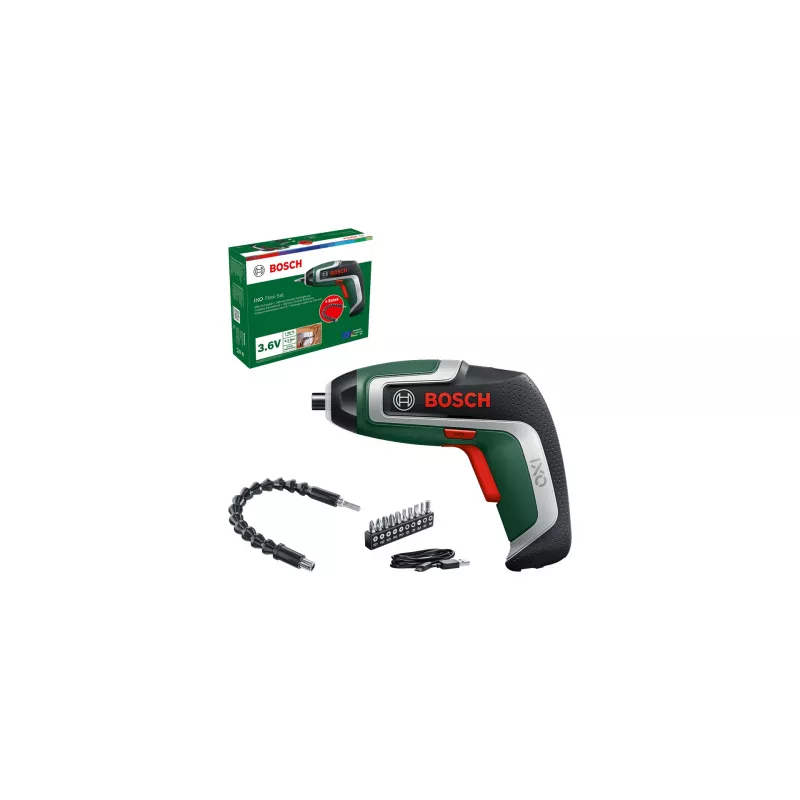 Bosch IXO 7 – 235 kierr./min, musta, vihreä
