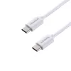USB-C–USB-C-kaapeli ADATA CACC-200PN-WH, USB 2.0, 2 m, valkoinen