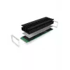 ICY BOX IB-M2HS-70 SSD-jäähdytyssiili/jäähdytin musta 1 kpl