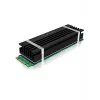 ICY BOX IB-M2HS-70 SSD-jäähdytyssiili/jäähdytin musta 1 kpl