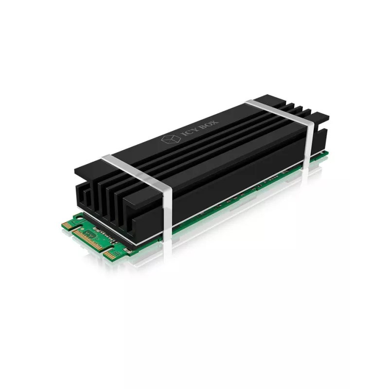 ICY BOX IB-M2HS-70 SSD-jäähdytyssiili/jäähdytin musta 1 kpl