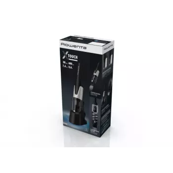 Rowenta X-Touch AC9736 -käsipölynimuri harmaa, valkoinen pussiton