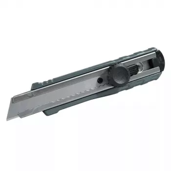 STANLEY FATMAX 0-10-421 katkaisuteräveitsi, 18 mm, painevalettu metallikotelo, liukulukitus, ruostumaton teräohjain, vyöklipsi, keltainen