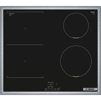 Bosch HEB517BB4 + NVS645CB6E keittolaitesarja vyöhykeinduktioliesi sähkö