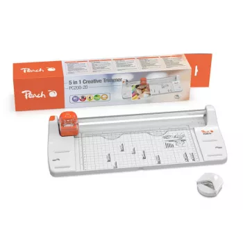 Peach 5 in 1 -luova trimmari PC200-20, 5 terää, oranssi, valkoinen, 1 kpl