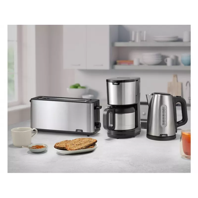 Braun HT 1610 8 1030 W musta, ruostumaton teräs