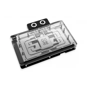 Taustalevy Alphacool 10248 alumiini kromi kupari musta 124 mm