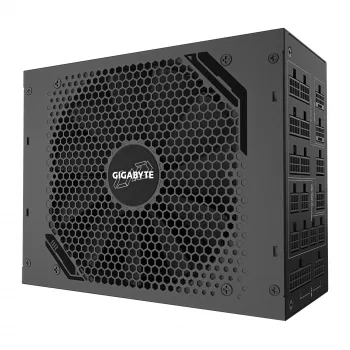 Virtalähde GIGABYTE UD1600PM PG5 1600W, 80 PLUS Platinum, 92 % hyötysuhde, 20+4-pin ATX, 120 mm tuuletin, musta