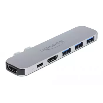 Telakointiasema DeLOCK telakointiasema MacBookille Dual HDMI 4K PD-keskitin