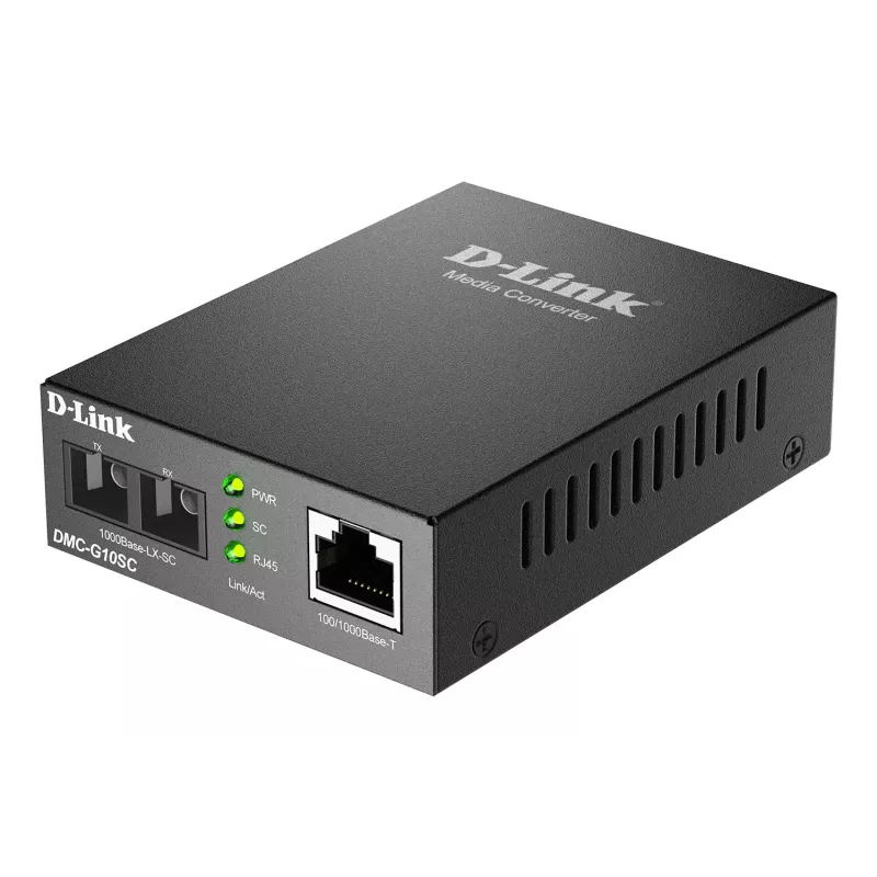 Mediamuunnin D-Link DMC-G10SC/E 100/1000BaseT – 1000BaseLX SC kuitu