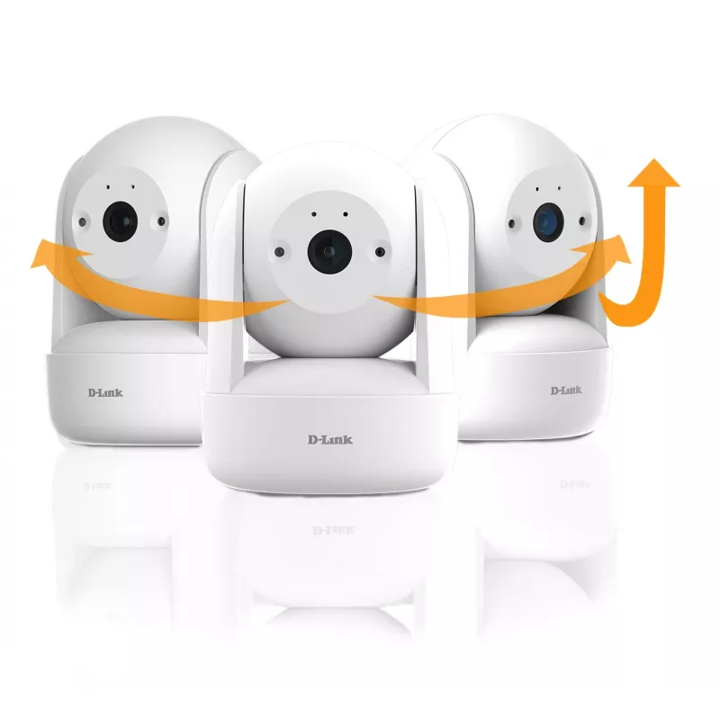 D-Link 2K kääntyvä ja kallistuva Wi-Fi-kamera