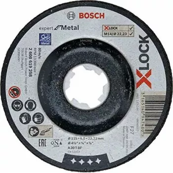 Bosch 2608619258 taivutettu karkeahiomalaikka, 115 mm, 22,23 mm reikä, 1 kpl