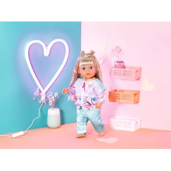 Nukenvaatesetti Zapf Creation BABY born Casual Outfit Aqua 3 vuotta