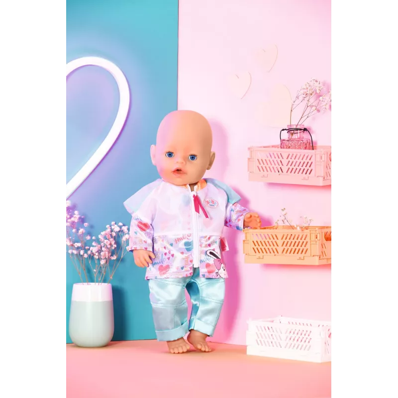 Nukenvaatesetti Zapf Creation BABY born Casual Outfit Aqua 3 vuotta