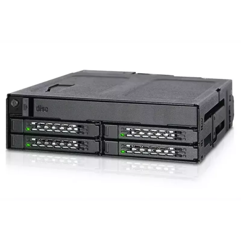 Asemakehys Icy Dock MB604SPO-B musta