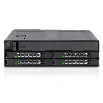 Asemakehys Icy Dock MB604SPO-B musta