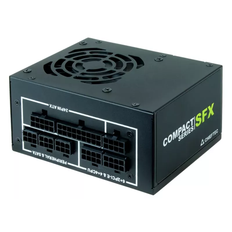 Chieftec CSN-450C virtalähde 450 W 20+4 Pin ATX SFX musta
