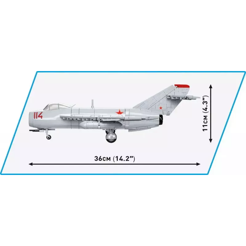 Cobi rakennuslelu MiG-17 NATO-koodi Fresco malli 5823 – Cobin rakennuspalikkasarja
