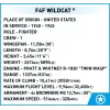 Rakennuspalikat COBI F4F Wildcat Northrop Grumman 375 osaa