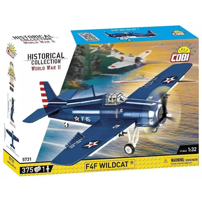 Rakennuspalikat COBI F4F Wildcat Northrop Grumman 375 osaa