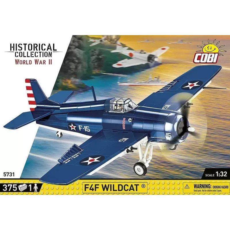 Rakennuspalikat COBI F4F Wildcat Northrop Grumman 375 osaa