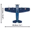 Rakennuspalikat COBI F4F Wildcat Northrop Grumman 375 osaa