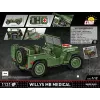 Cobi COBI-2806 Willys MB Medical rakennussarja, 1131 kpl, Historical Collection -sarja, muovi, 10+