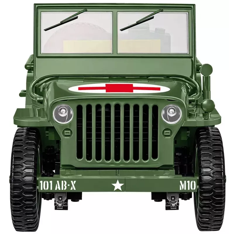 Cobi COBI-2806 Willys MB Medical rakennussarja, 1131 kpl, Historical Collection -sarja, muovi, 10+