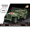 Cobi COBI-2806 Willys MB Medical rakennussarja, 1131 kpl, Historical Collection -sarja, muovi, 10+