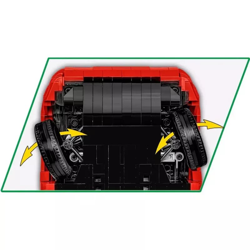 Rakennuslelu Cobi Lancia Delta HF Integrale malli mittakaavassa 1:35 COBI-24357, keräilijän rakennussarja