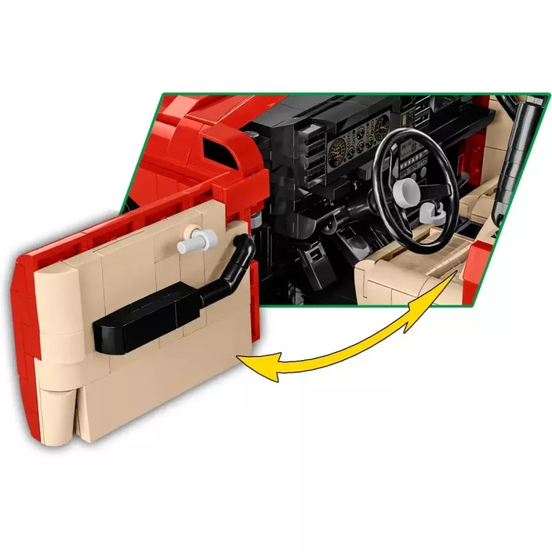 Rakennuslelu Cobi Lancia Delta HF Integrale malli mittakaavassa 1:35 COBI-24357, keräilijän rakennussarja